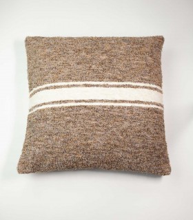 2X LUXURIOUS CREAM SHAGGY CHENILLE TWIST THICK SUPERSOFT 17"-43CM CUSHION COVERS 