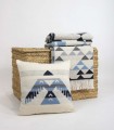 Pack Huitzilin Sapphire Blanket + Cushions (Free Cushion Fillings)