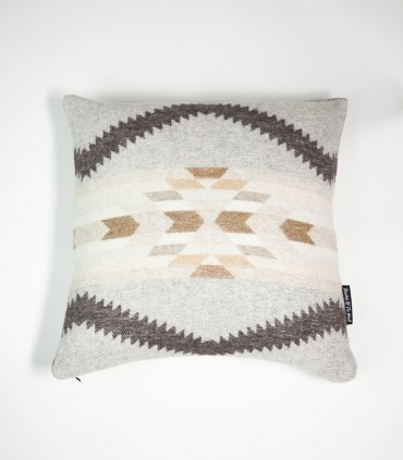 Decorative cushion Mapu Cioccolato back side