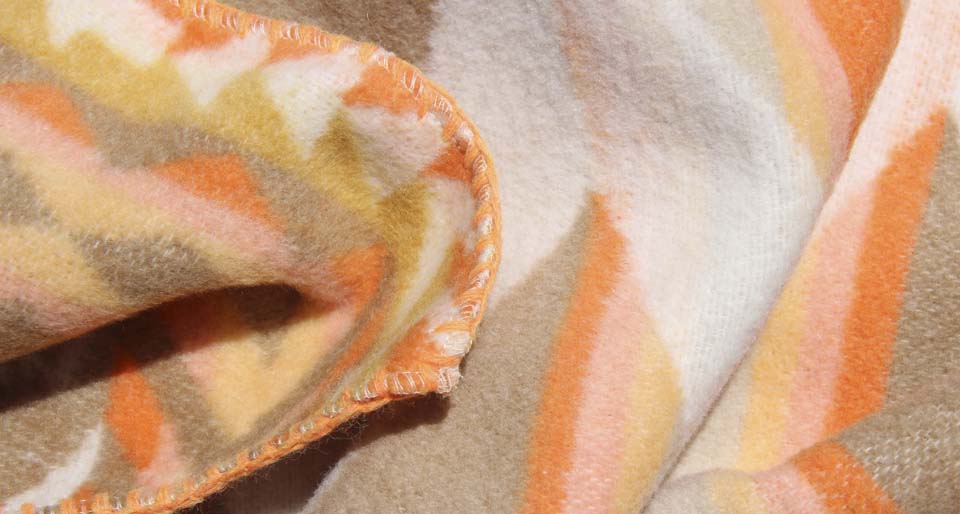 Detalle textura de manta de bebé